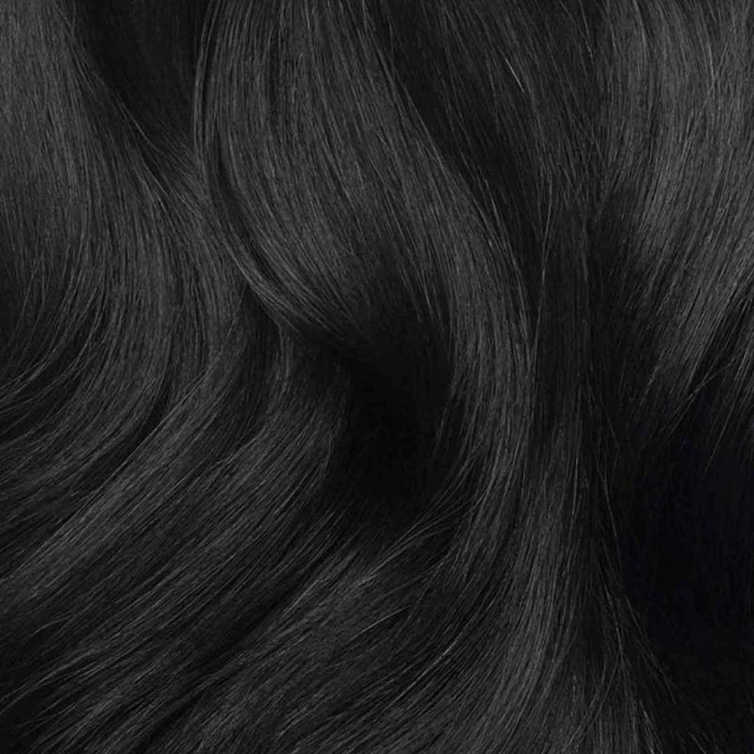Jet Black #1 | Tressova DIY Tape-In Extensions