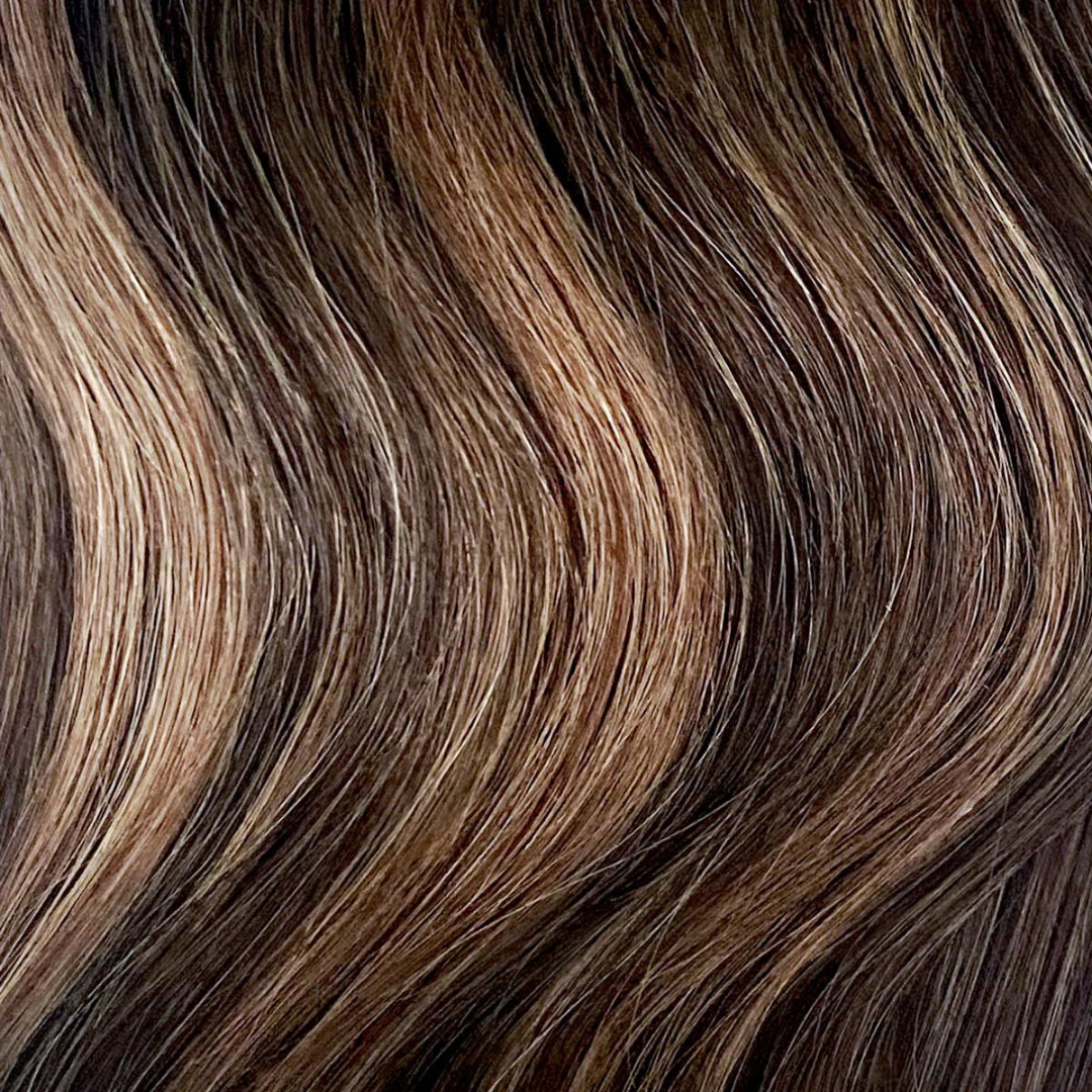 Dark Brown & Dirty Blonde Mix #DU | Tressova DIY Tape-In Extensions